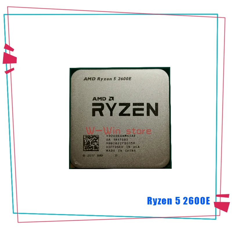 AMD Ryzen 5 2600E R5 3 1 ГГц шестиядерный двенадцать Core 45 Вт Процессор процессор YD260EBHM6IAF