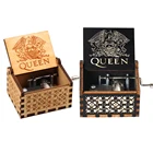 Музыкальная шкатулка с деревянной ручкой, старинная резная Музыкальная шкатулка с тематикой парка Юрского периода, королева You Are My Sunshine, подарок на день рождения и Рождество