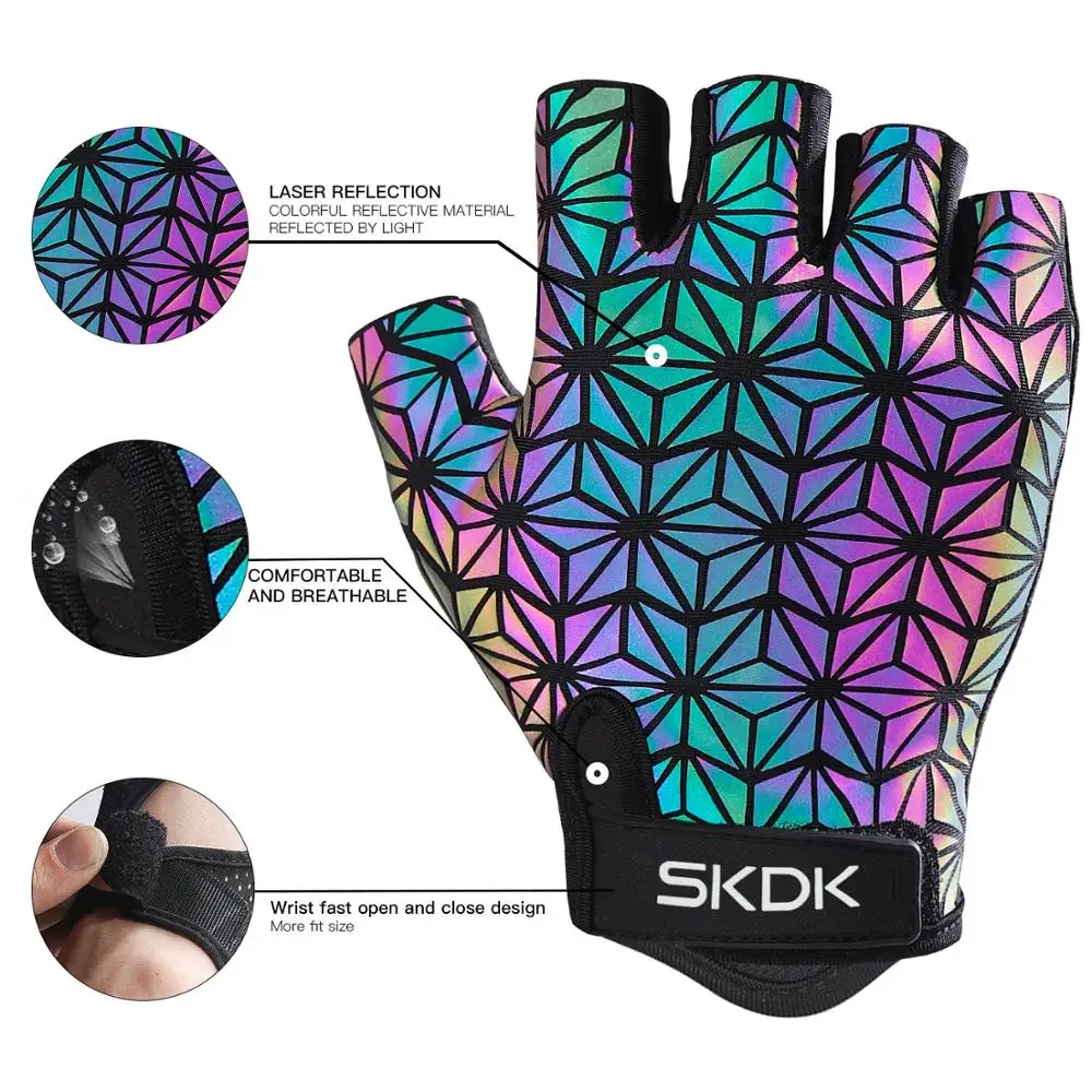 Спортивные перчатки для тяжелой атлетики Перчатки фитнеса с полупальцами