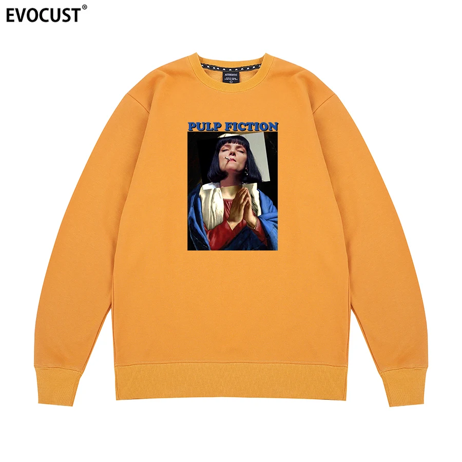 Девы Мэри хип-хоп целлюлоза фантастика Квентин Тарантино кино толстовки Мужские