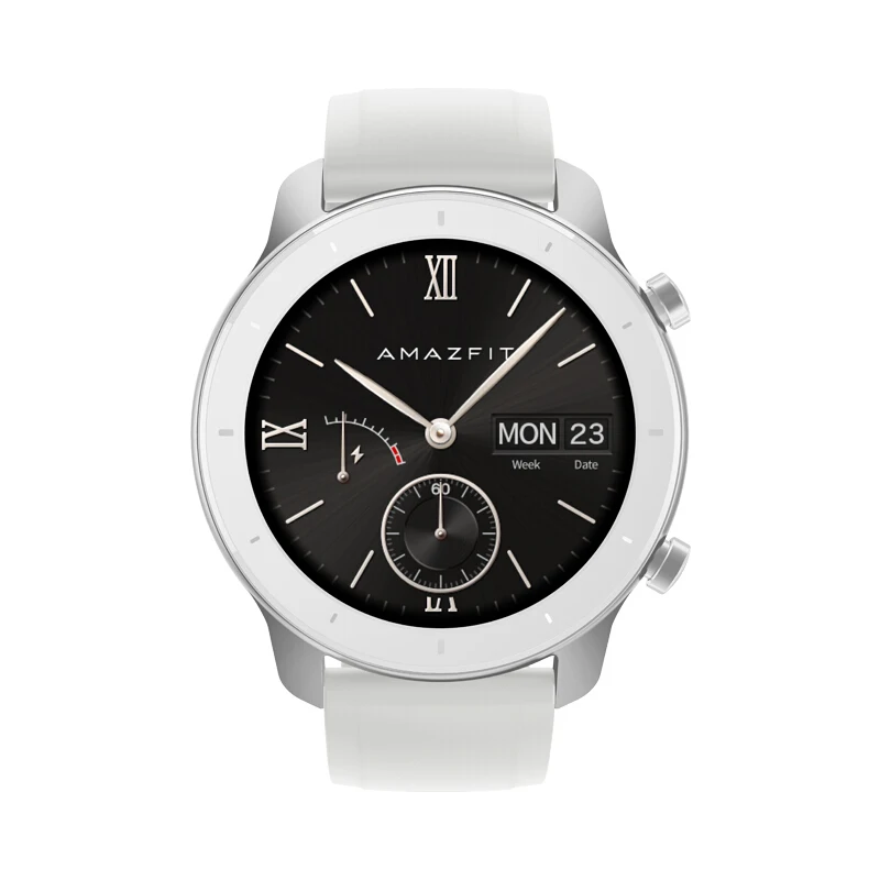 Amazfit gps+ GLONASS 42 мм gps Смарт-часы для женщин 50ATM Водонепроницаемый Фитнес-трекер Smartwatch Strava управление музыкой для Android IOS