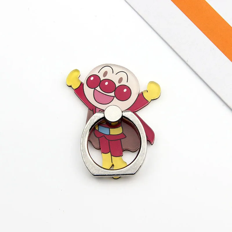 cartoon cute mobile phone case accessories 360 degree rotatable bracket animation peripheral ring bracket free global shipping