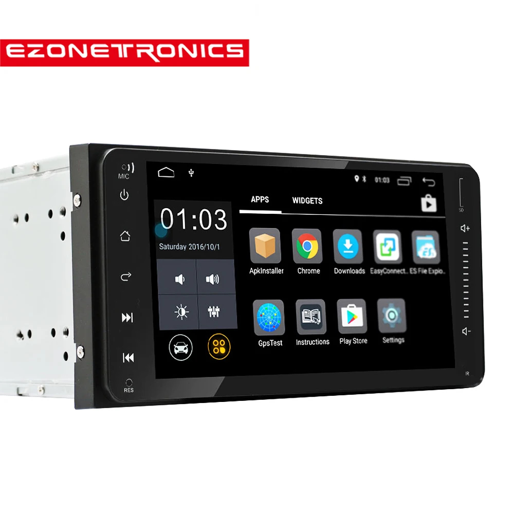 Автомагнитола Auto2 Din 7 &quotсенсорный экран Android 6 0 GPS навигация Bluetooth плеер для Toyota