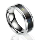 Кольцо для влюбленных, умное кольцо с температурным дисплеем, для мужчин и женщин, идеальный подарок, изящное и элегантное