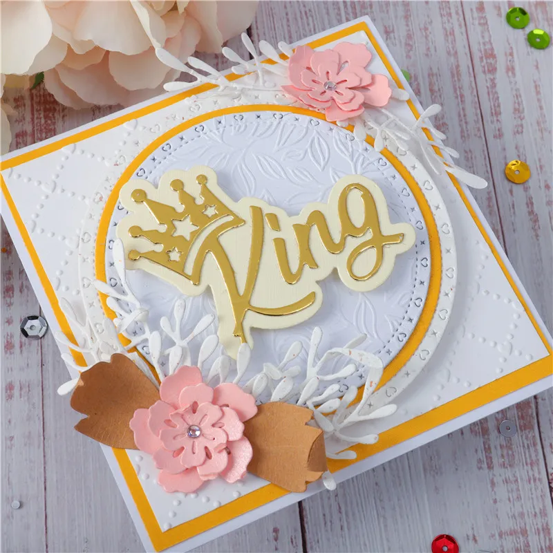 InLoveArts King Queen Letter Dies Crown Word Metal Cutting New 2020 Card Making Scrapbooking Embossing Cut Craft Die | Дом и сад