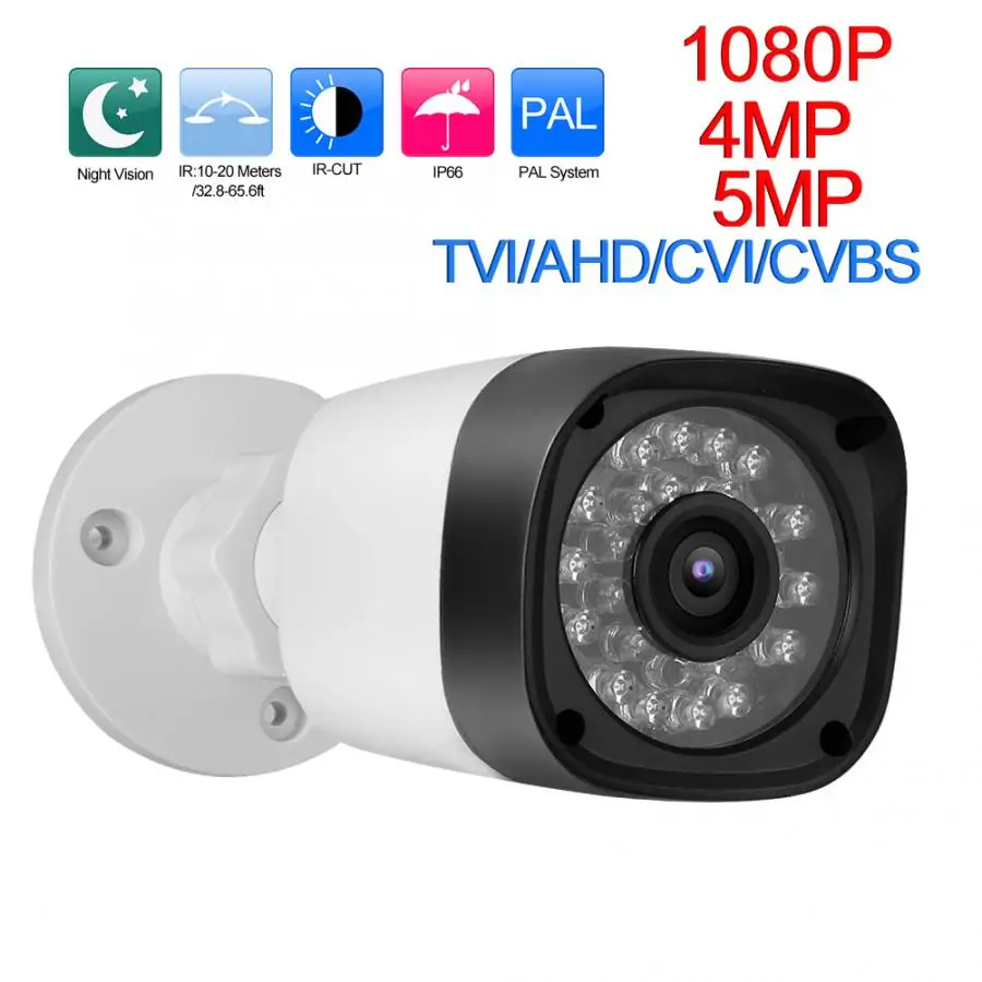 TVI/AHD/CVI/CVBS ночное видение CCTV Открытый водонепроницаемый безопасности Аналоговый