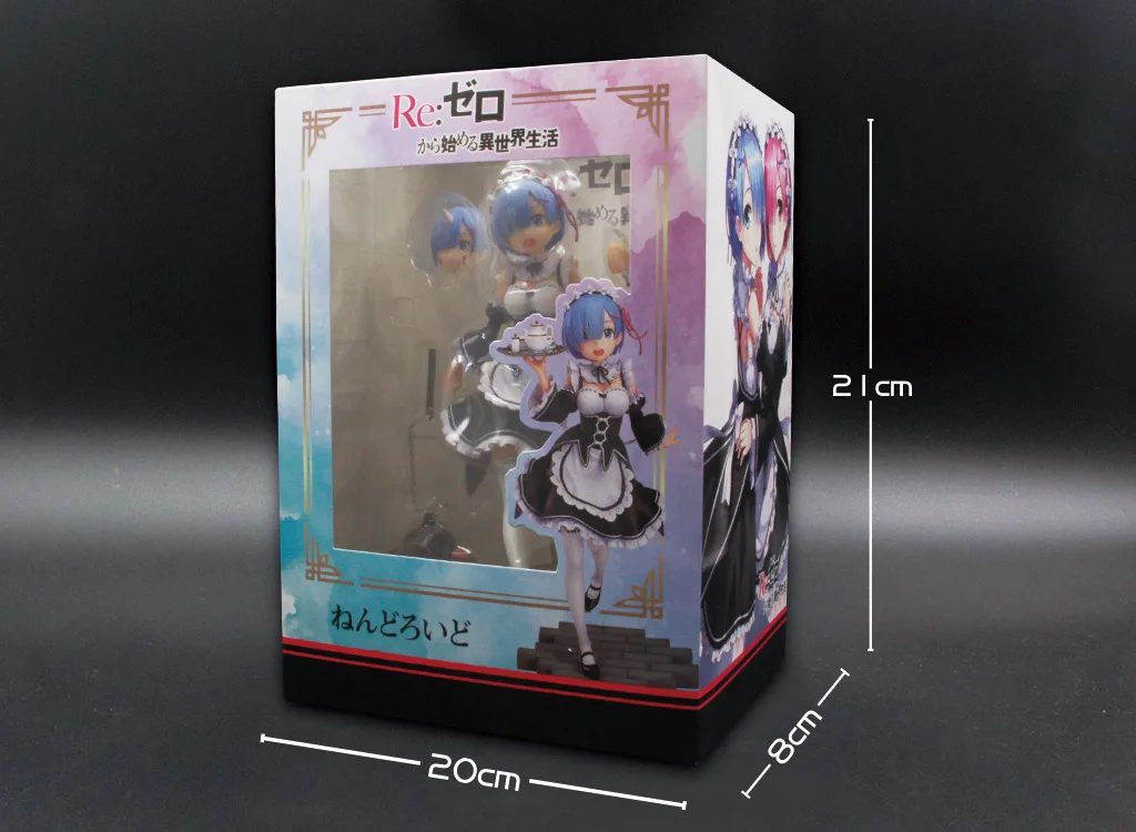 

21cm Re:ZERO Starting Life in Another World Anime Figure Rem Ram Action Figure Rem Figurine Ram Figure Collectible Model Toys