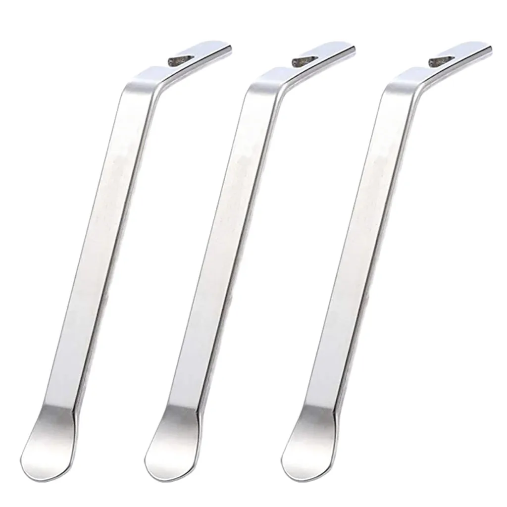 3 pcs Portable Repair Opener Breaker Tools Premium Bicycle Tire Lever Tyre Spoon Iron Changing Tool Bike Levers For Cycling | Спорт и