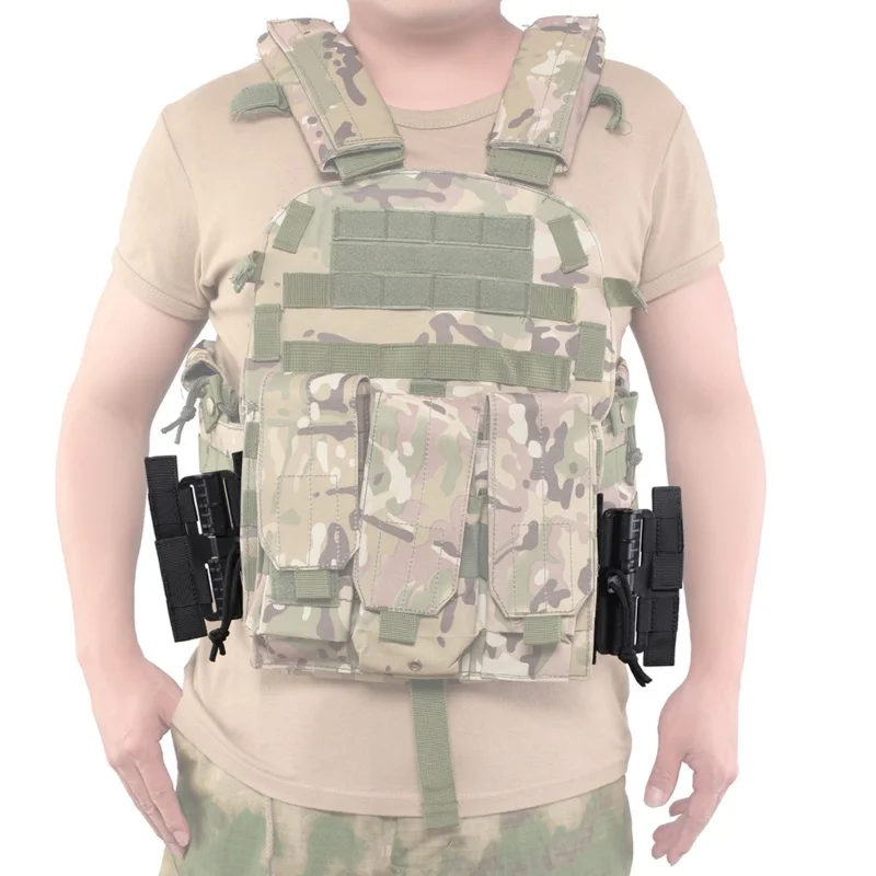 

Tactical Buckle Set Single Point Molle Buckle Set With Hook Loop Fastener Accessories For JPC CPC NCP XPC VEST