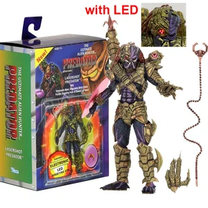 NECA Lasershot старший Хищник экшн Коллекционная модель игрушки украшения суставов подвижные фигуры с светодиодный