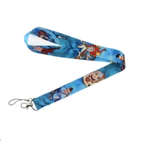 cartoon lanyard for mobile phone keys in straps necklace card holders webbing ribbons keychain keyring e0710