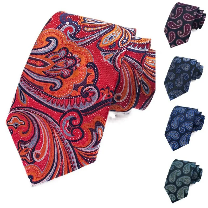 

8cm Blue Casual Ties for Men Tie Fashion Polyester Plaid Strip Necktie Business Slim Shirt Accessories Gift