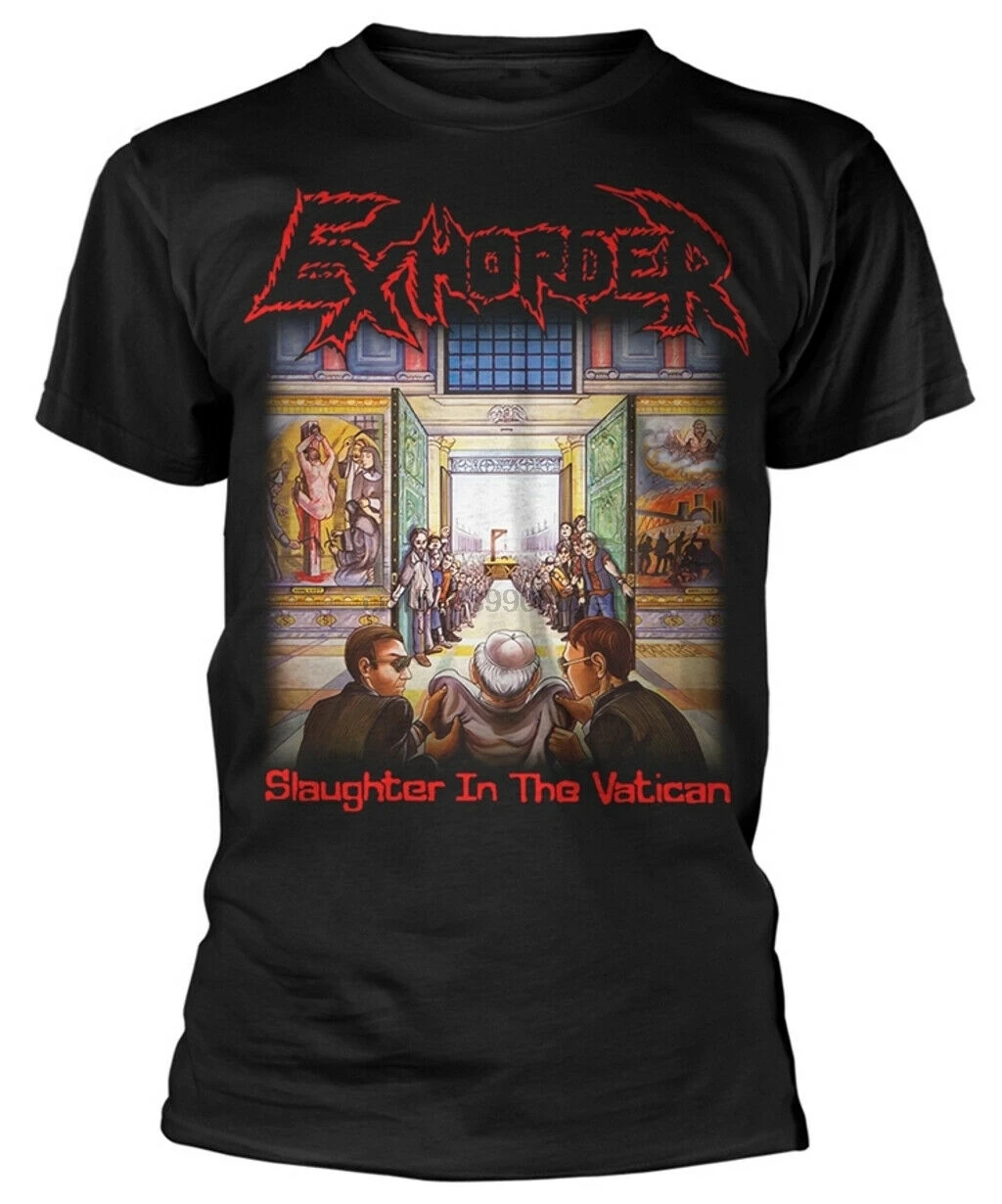 Exhorder slaughter in the Vatican T-Shirt-New and Official | Мужская одежда