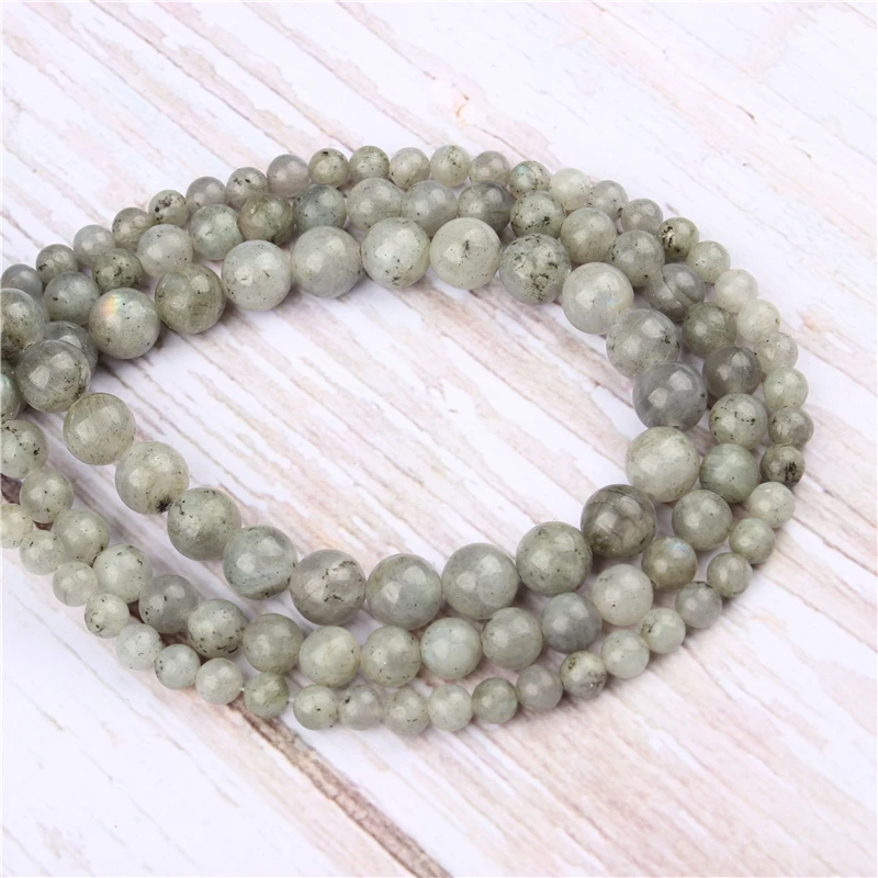 

Wholesale Glitter Stone Natural Stone Beads Round Beads Loose Beads For Making Diy Bracelet Necklace 4/6/8/10/12MM