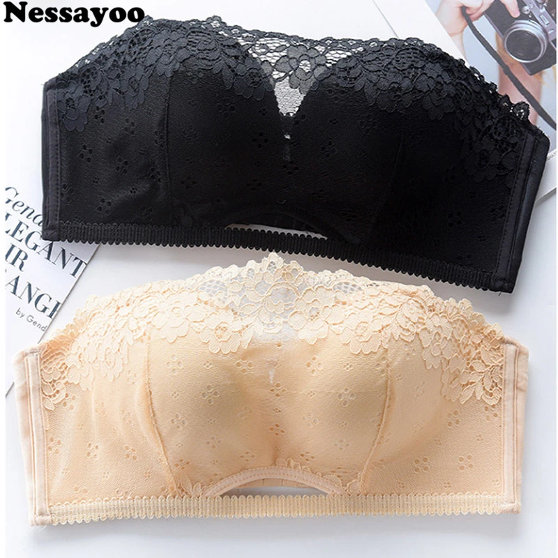 

Женский бюстгальтер без бретелек, нескользящий бюстгальтер пуш-ап с чашкой 1/2, женское нижнее белье, уплотненный бюстгальтер без бретелек с маленькой грудью, регулируемое свадебное платье, 2019