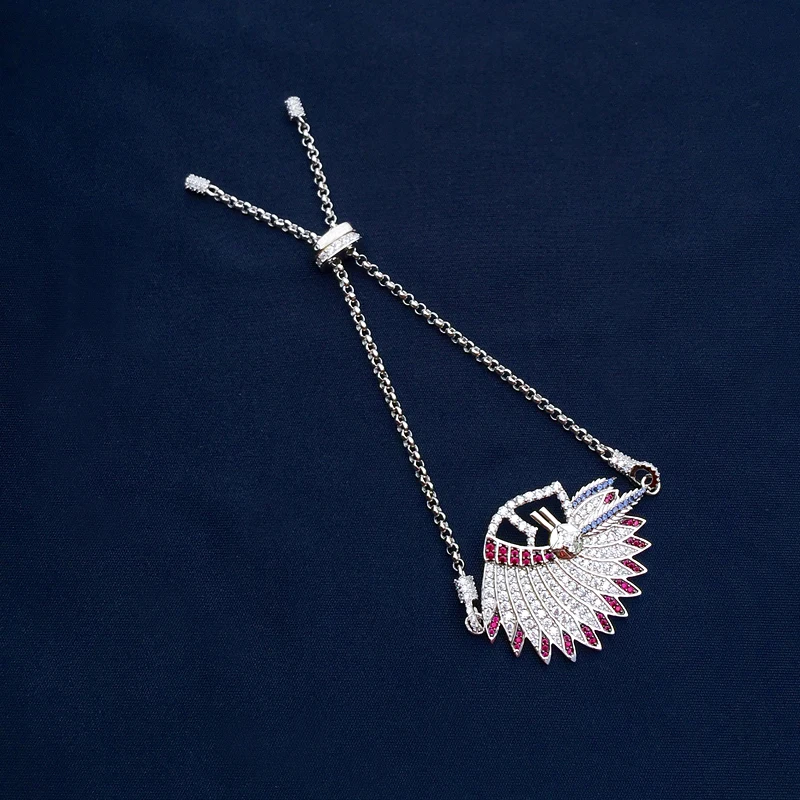 

MONACO jewelry APM womens925 sterling silver bracelet ladies classic tribal style personalized jewelry Valentine's Day gift