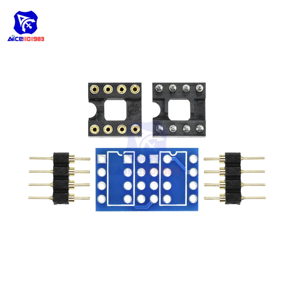 Моно модуль преобразователя diymore DIP8 в с контактным разъемом для усилителя IC NE5532