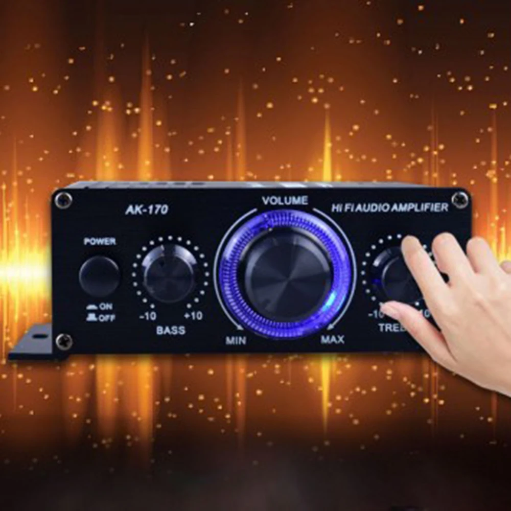 

400W DC12V No Bluetooth-compatible HiFi Power Amplifier Car Stereo Music Receiver FM Radio MP3 Brand New And High Quality