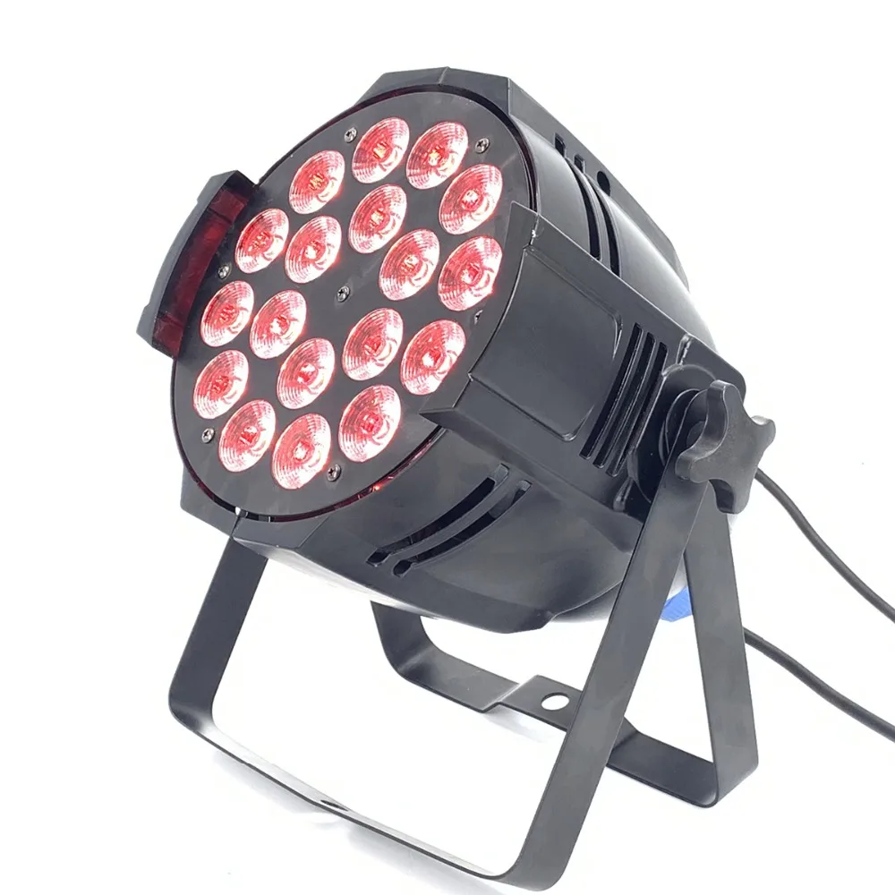 DJ Disco DMX лампа светодиодный светильник 18x12 Вт RGBW Quad 4в1 цветной домашний вечерние светильник s DJ оборудование сценический эффект светодиодный стробоскоп светильник ing