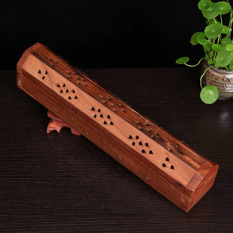 F твердой древесины двойной Применение Ладан горелки ручной работы деревянный