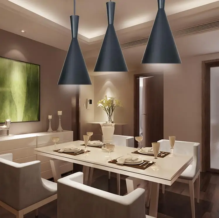 

Metal Retro Vintage Pendant Lights E27 AC110-240V Hanging Lamp For Restaurant Kitchen Light aisle Dinging Room