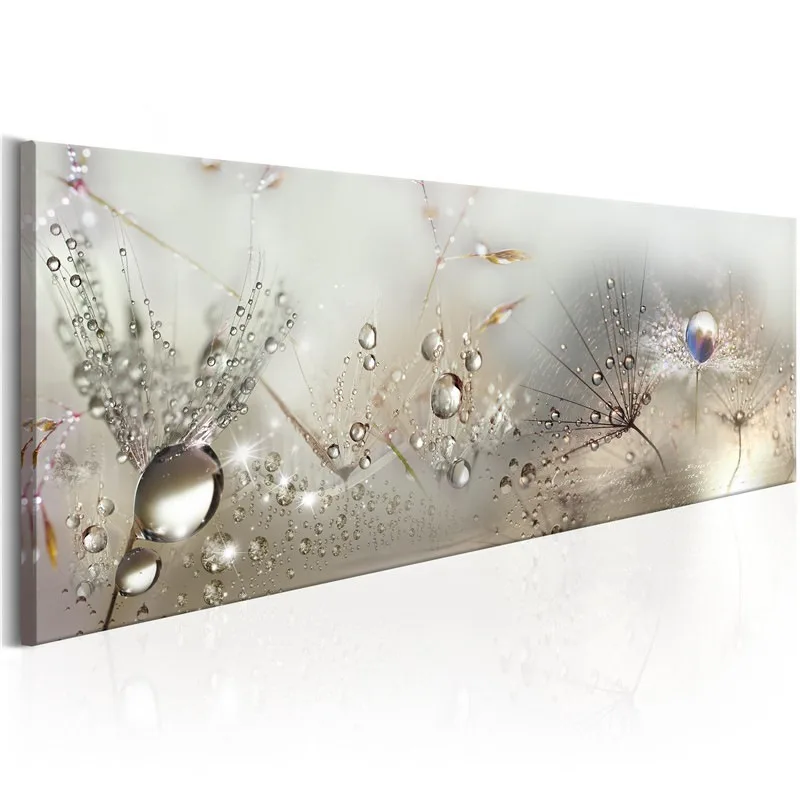 

Abstract Canvas Painting Dew Dandelion Wall Art Poster and Prints Painting Wall Pictures for Home Living Room Decoration