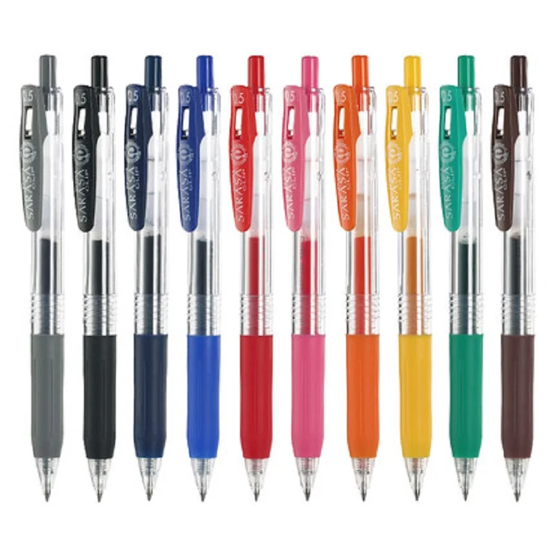 Japan Zebra  JJ15 press-type waterproof and anti-bleed  0.5mm office signature pen 20pcs/lot