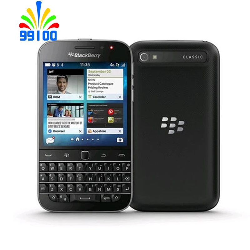 Оригинальный разблокированный сотовый телефон Blackberry Q20 классическая клавиатура