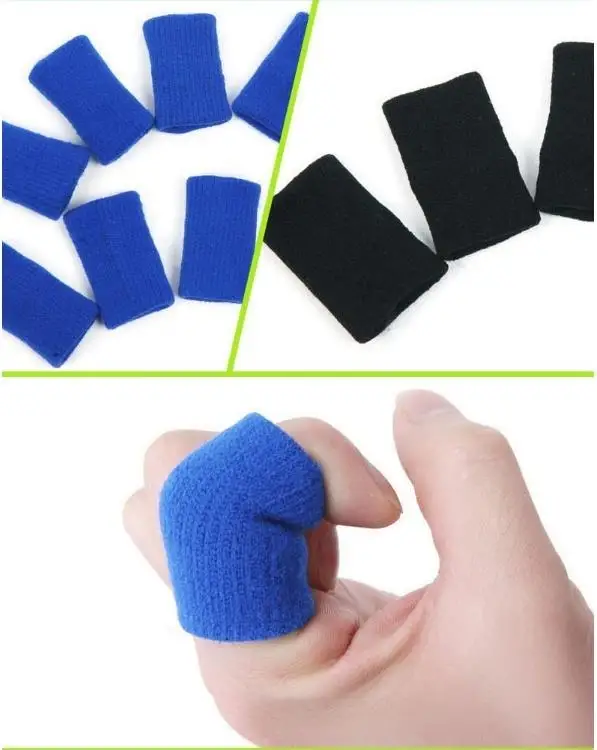 

10Pcs Finger Sleeves Support Wrap Arthritis Guard Portable Straight Wrap