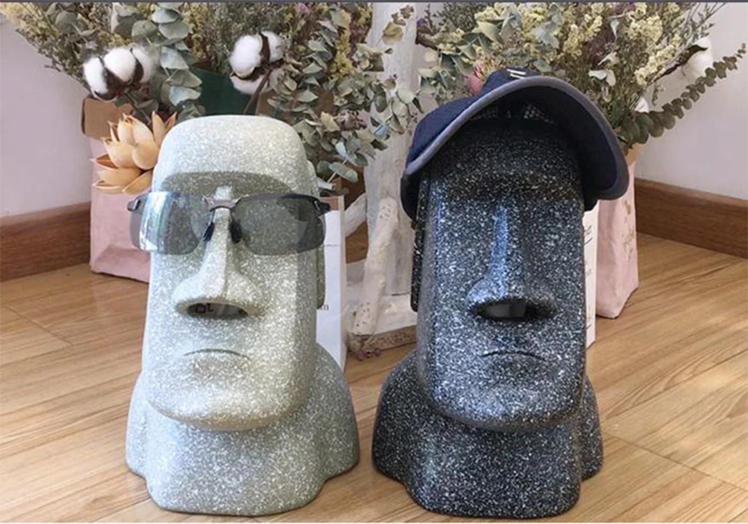 Коробка для хранения салфеток на пасхальном острове Moai домашние украшения
