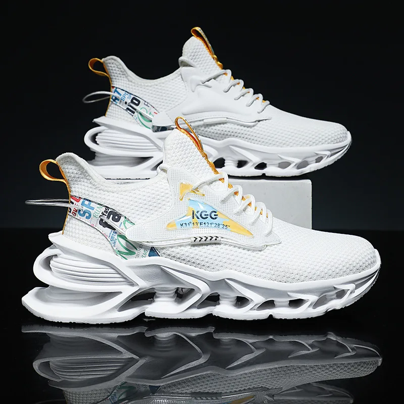 

Мужская спортивная обувь, удобная кроссовки для бега и отдыха, Вулканизированная подошва, большие размеры