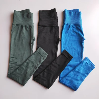 Женские штаны для йоги с высокой талией спортивные Леггинсы подтяжки бедер