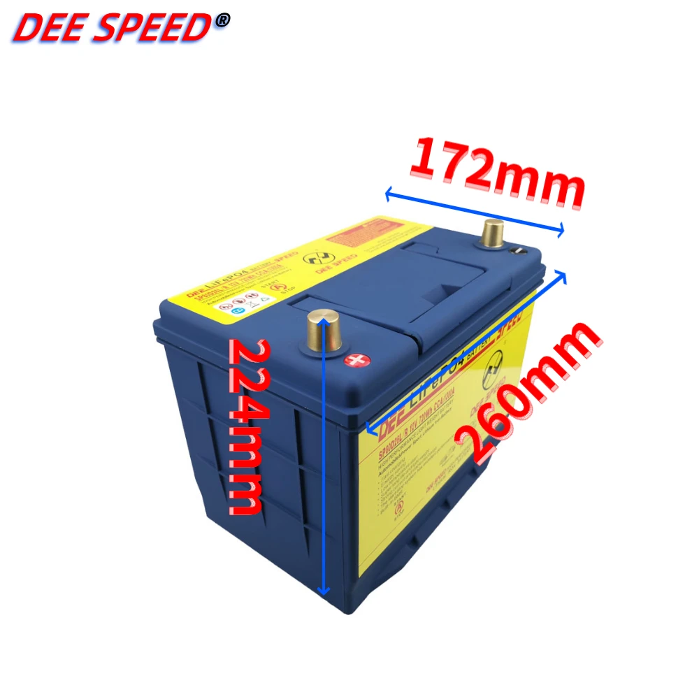 Аккумуляторная батарея LifePo4 12 В 80 А · ч для автомобиля 80D26|Пусковое устройство| |