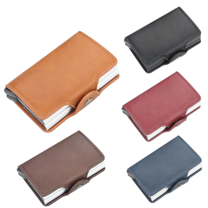 

Мужской металлический бумажник Baellerry с несколькими отделениями для карт и защитой от кражи