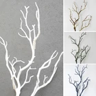 Свадебное украшение Павлин коралловые ветки пластиковые искусственные растения сушеное дерево D0AC