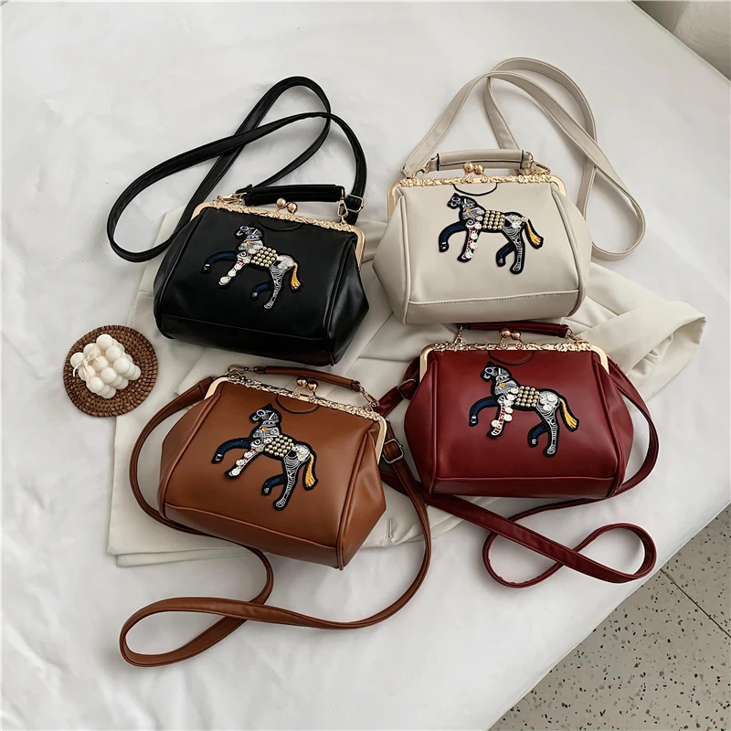 Новые качественные кожаные брендовые дизайнерские простые сумки на плечо для