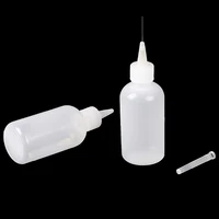 1pcs 100ml plastic empty bottle dispensing bottle needle tip soldering liquid flux oil dispenser