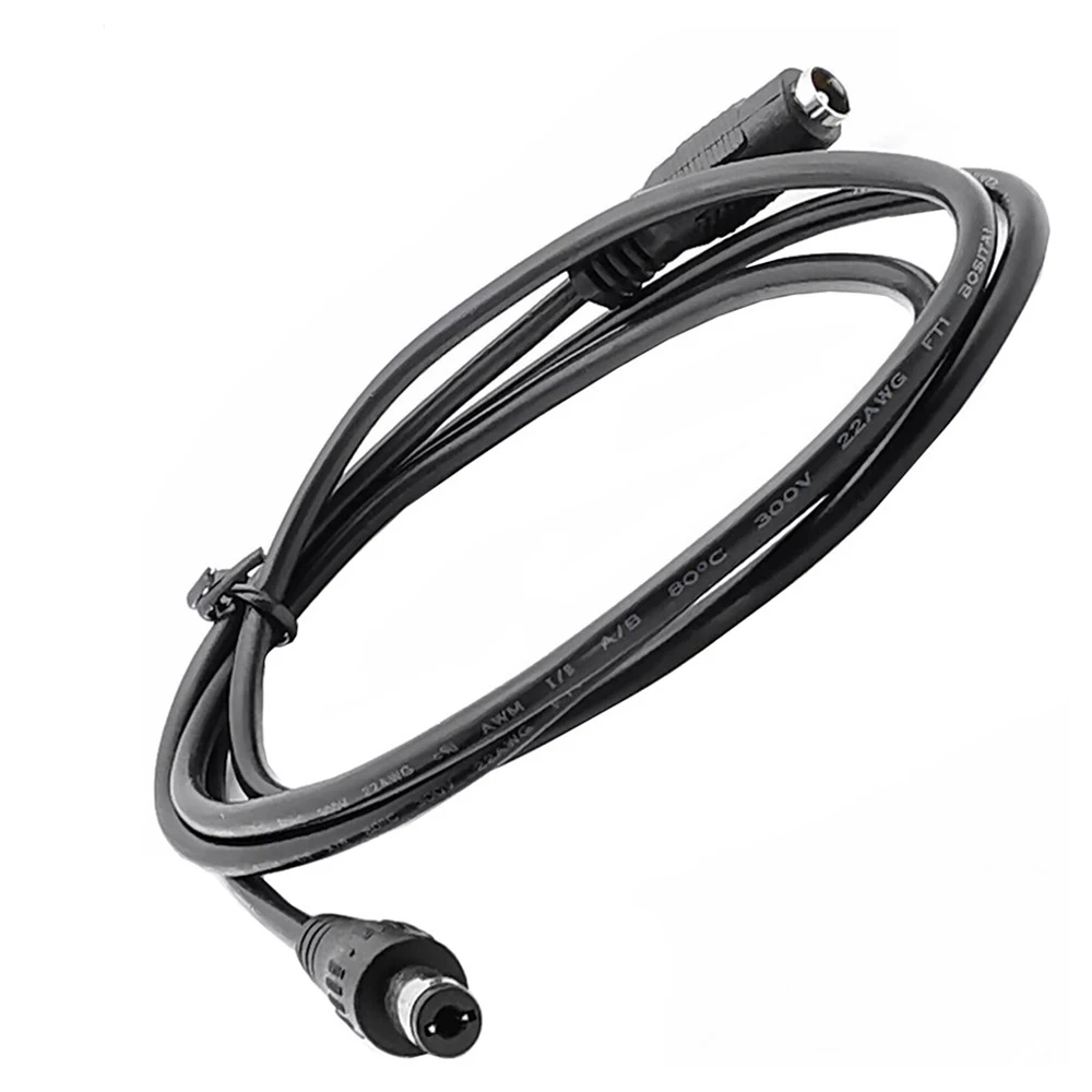 

5.5mm x 2.1mm Male to Female Power Cord Extension Cable 2.5A Cable for 5050 3528 LED Strip CCTV Security Camera