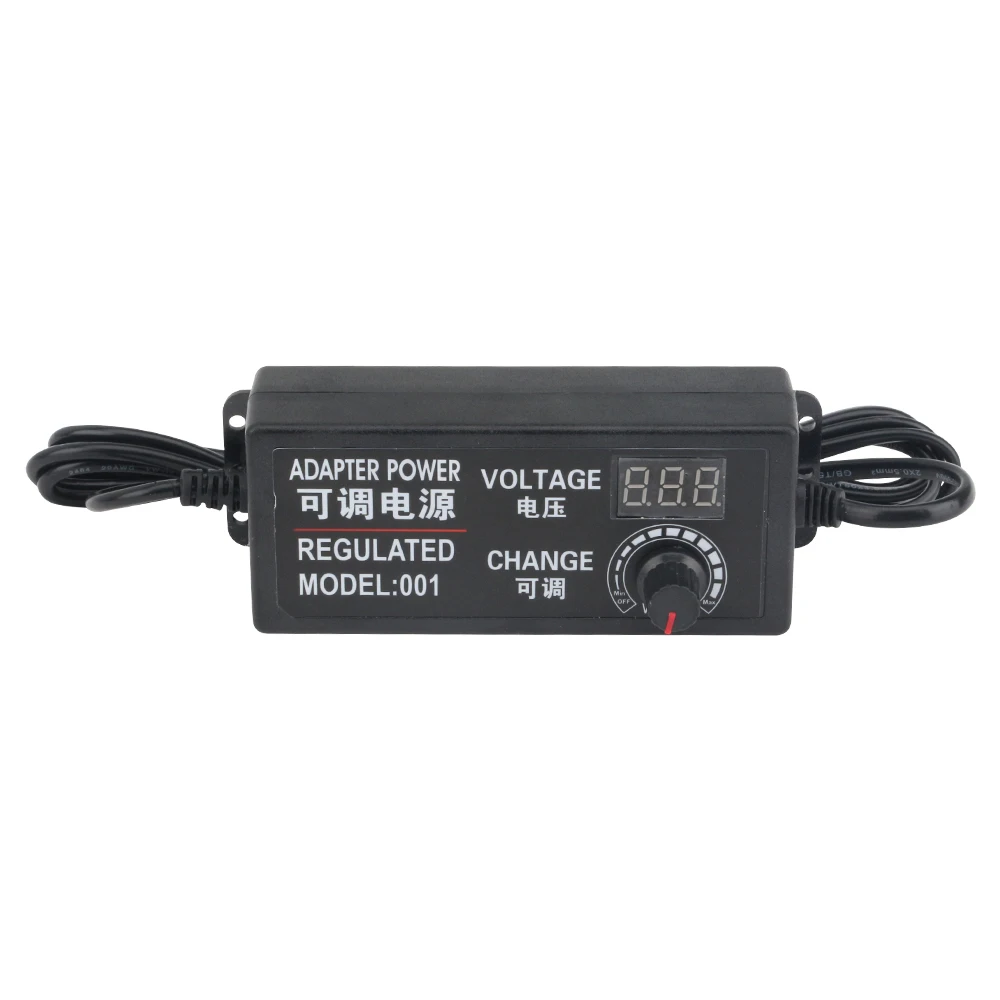 Адаптер питания с регулируемой яркостью и цифровым дисплеем стандарт ЕС/США |