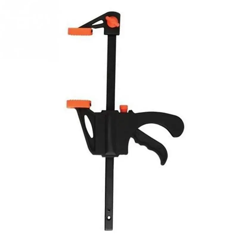 

4 Inch Clip Quick Ratchet Release Speed Squeeze Wood Working Work Bar F Clamp Clip Kit Spreader Gadget Tools DIY Hand Tool