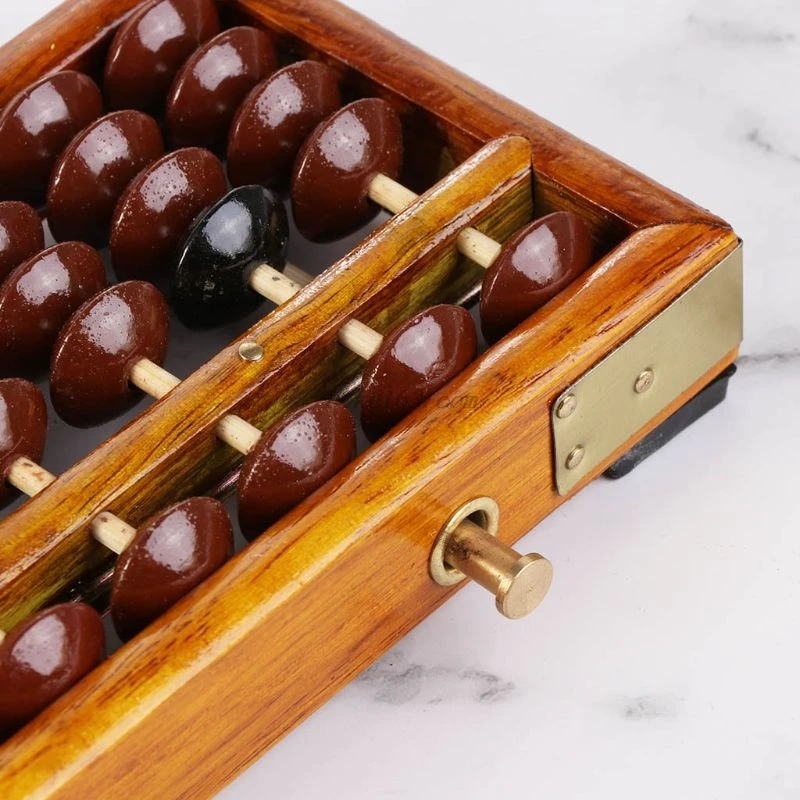 Портативная китайская колонка с 13 цифрами Abacus арифметические счеты соробан
