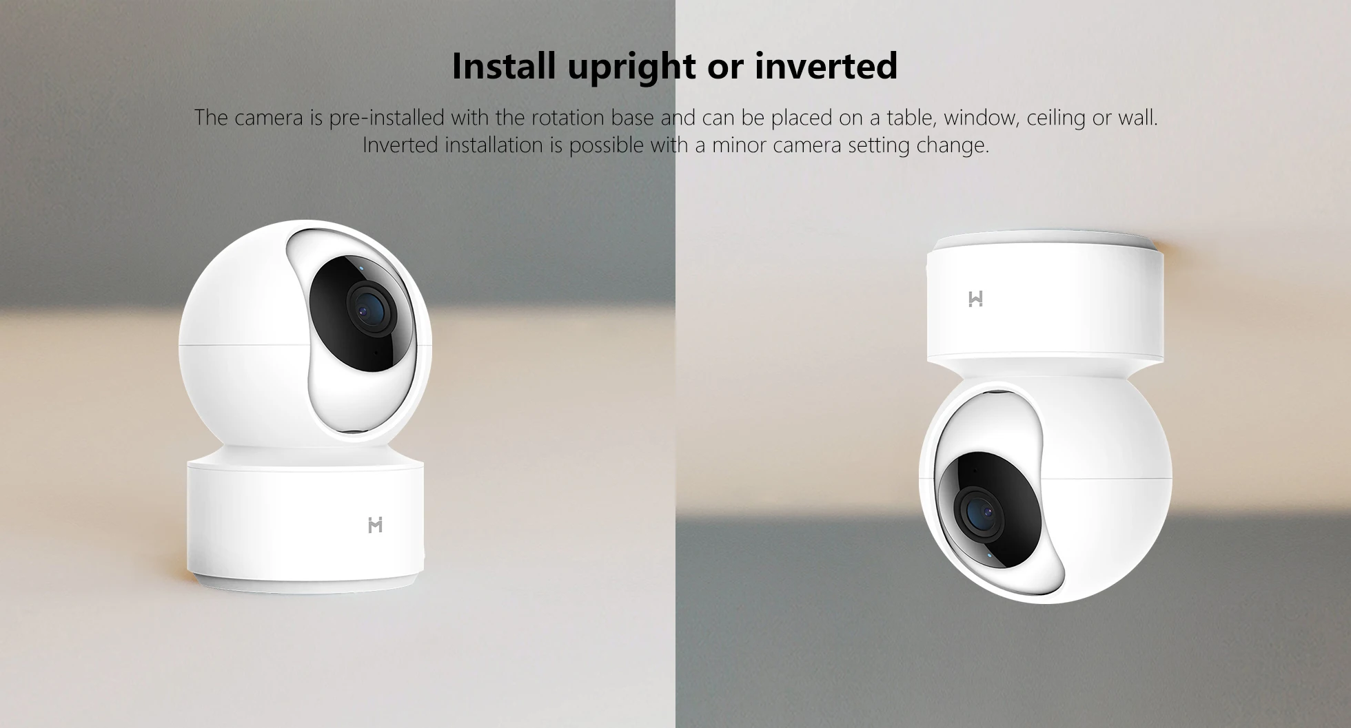 【Глобальная версия】 Mijia IMILAB IP-камера, Xiaomi Mi Home App Wi-Fi Камера видеонаблюдения HD 1080P Видеоняня H.265