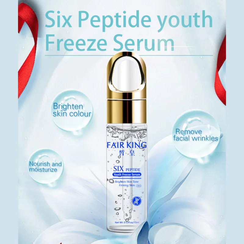 Шесть пептидов Молодежные замораживание Сыворотки отбеливания и увлажнения