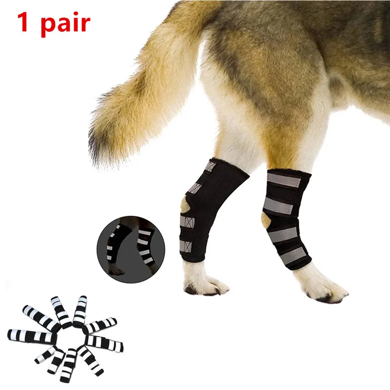

1Set Pet Dog Bandages Dog Leg Knee Brace Straps Protection for Dogs Joint Bandage Wrap Doggy Medical Supplies Dogs Accessories