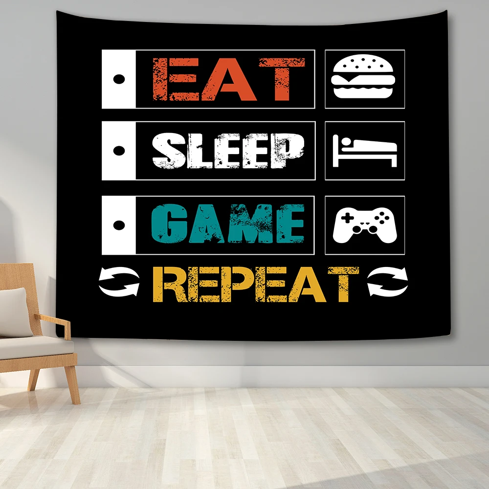 Игровой контроллер гобелен украшения дома видео игры настенное одеяло спальня