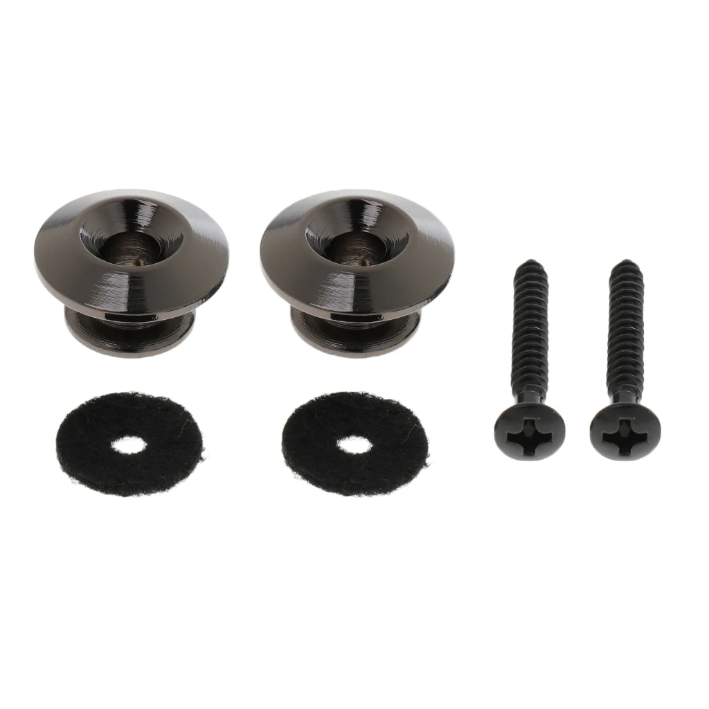 

2 шт. металлический ремешок замок для Электрогитары Замена баса