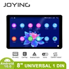 Универсальный автомобильный радиоприемник Joying, 8 дюймов, 1DIN, Android 5G, GPS, Carplay, IPS, 4 Гб + 64 ГБ, оптический выход, Wi-Fi, 4G, SIM-карта, DSP, SPDIF