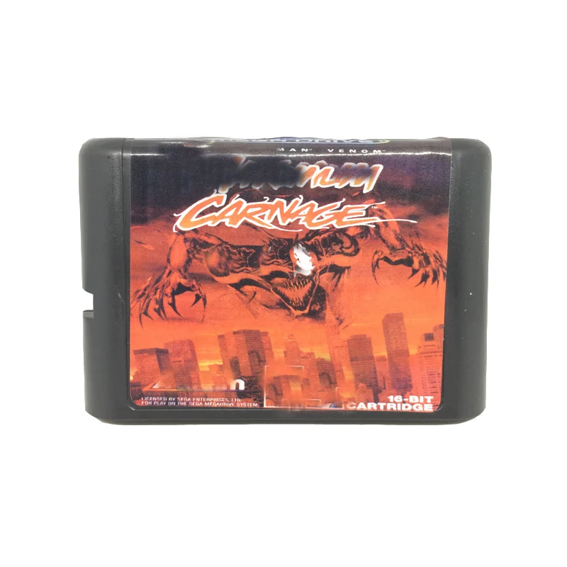 Картридж для 16 битной игры человек и яд Sega Mega Drive|Картриджи| |