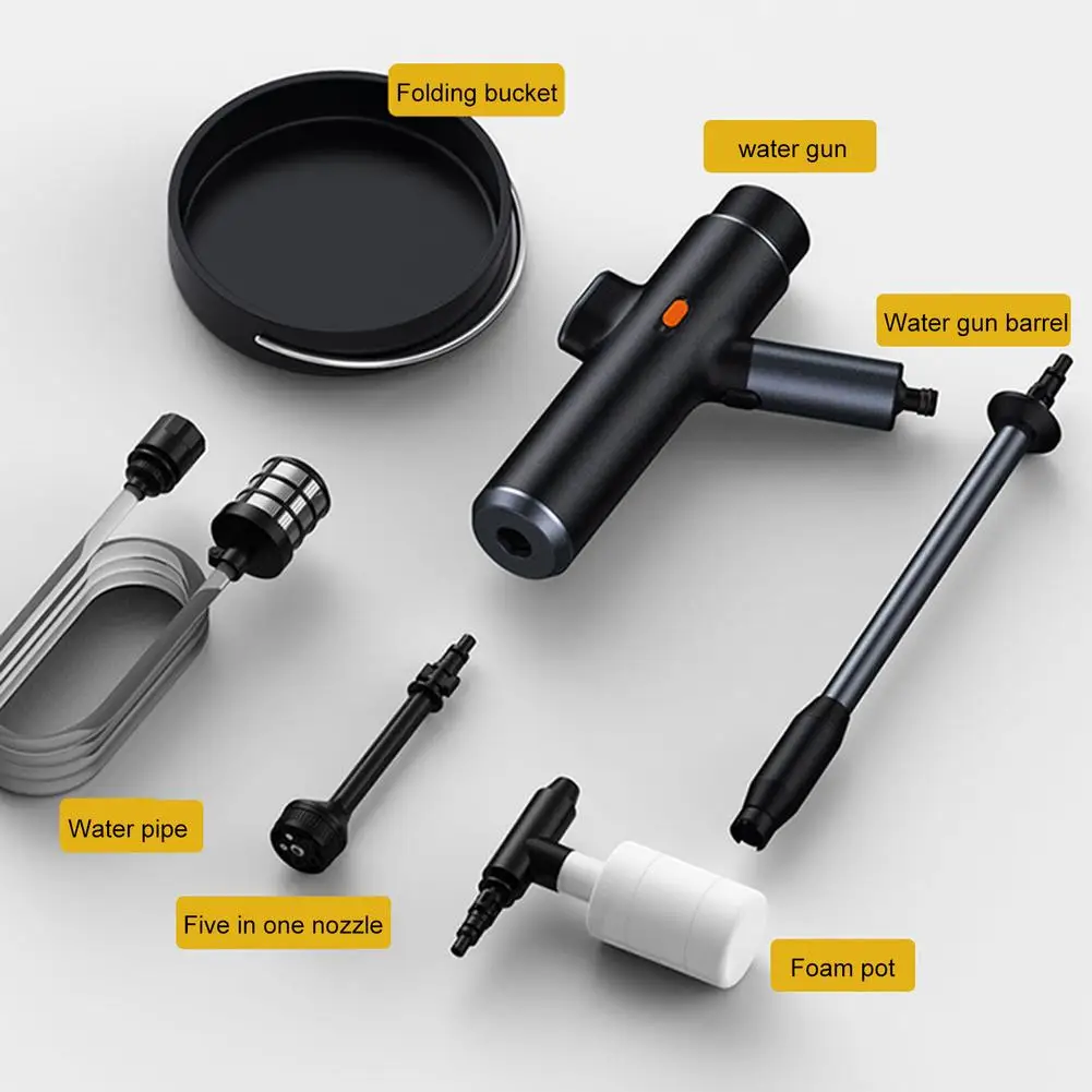 Цена Мойка высокого давления аккумуляторная, 5 В, 450psi