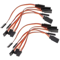 10pcs 150 200 300 500mm servo extension lead wire cable for rc futaba jr male to female 30cm